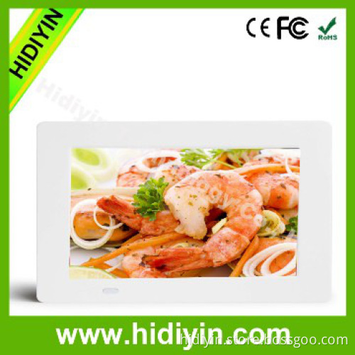 7 inch high resolution target digital photo / frame lcd